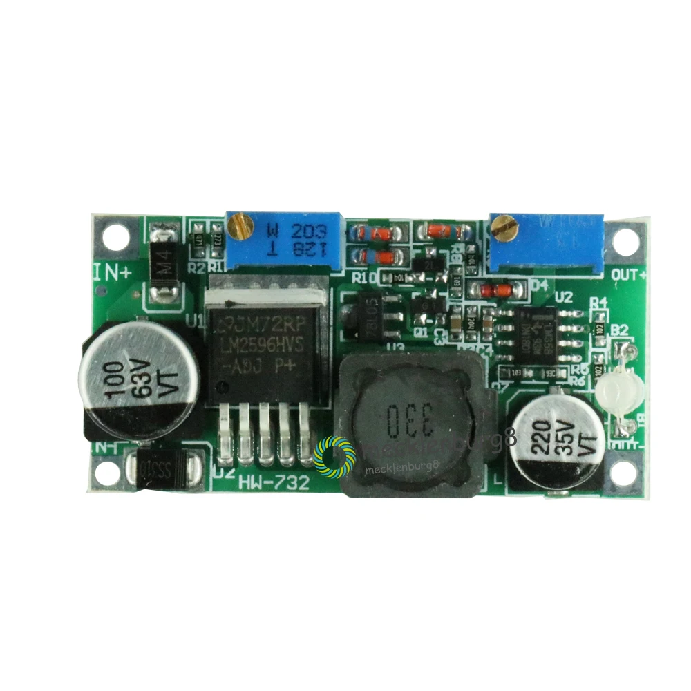 DC-DC LM2596 HVS LM2596HVS 60V 3A DC Tank / Voltage CC CV Step-Down LED High Frequency Conversion Indicator Module