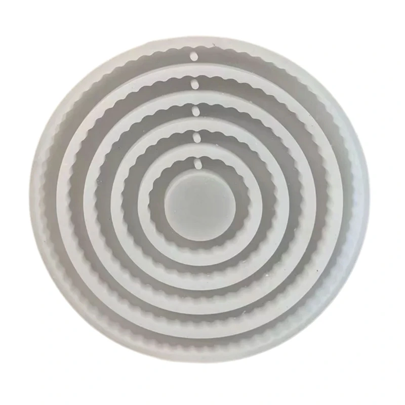 Striped Round Wall Hanging Molds Silicone Molds Handmade Ornament Molds Plaster Molds Castings Molds Home Decorations