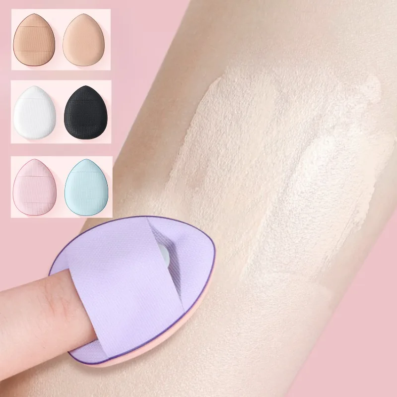 5/10 pçs pequena esponja de maquiagem para base facial bb creme corretivo mistura macia beleza esponja ferramentas de maquiagem cunhas cosméticas