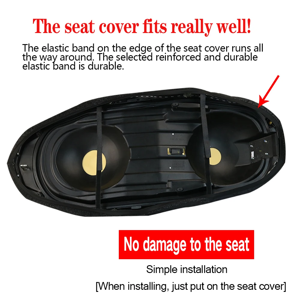 For Yamaha X-MAX300 XMAX125 250 x max250  400 X MAX Modified Seat Cushion Cover Motorcycle Seat Sponge Cushioning Seat Cover