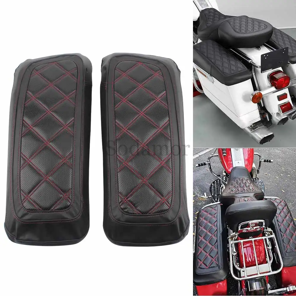 

Touring Hard Saddlebags Lid Covers Motorcycles Waterproof accessories For Harley Road King FLHR/I Electra Glide Limited FLHTK