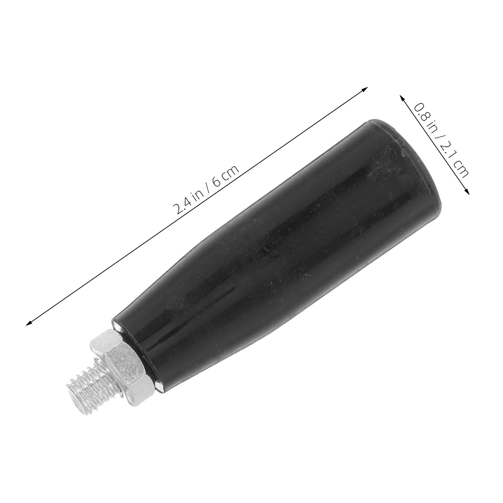 2Pcs Rotating Handwheel Handle M8 Bakelite Metal Crank Grip Clamping Screw Knob for Lathe Milling Machine Operation