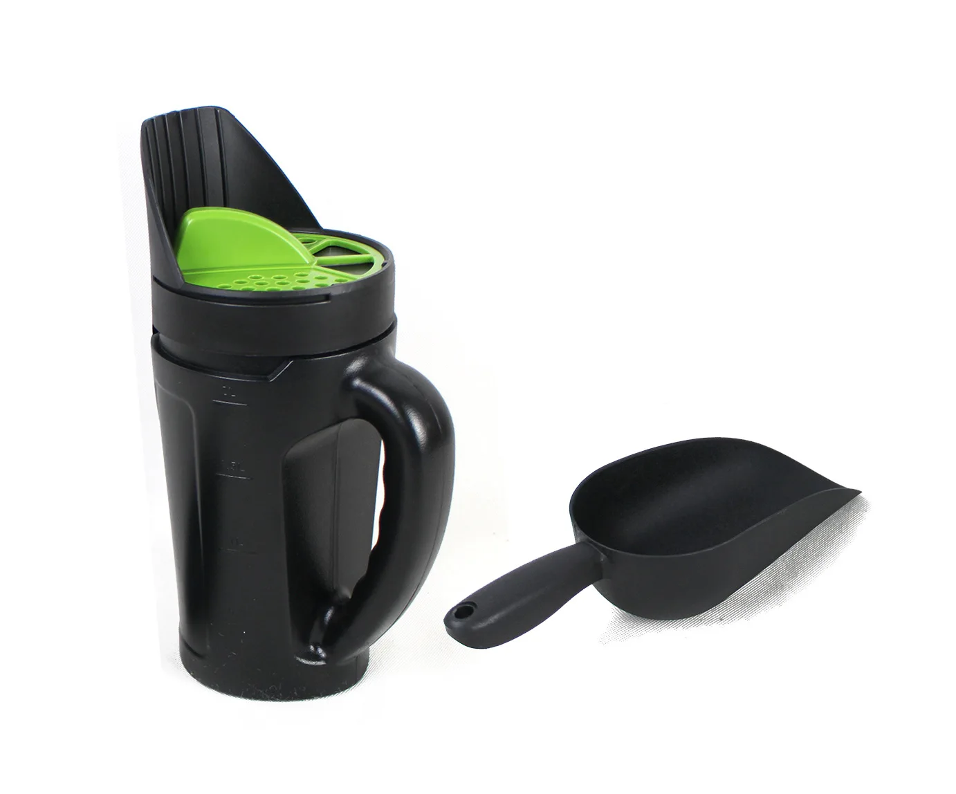 Handheld Seeds Spreader 2.5L Capacity Sowing Pot with Adjustable Lid Manual Dispenser for Grass Seeds Fertilizer Salt