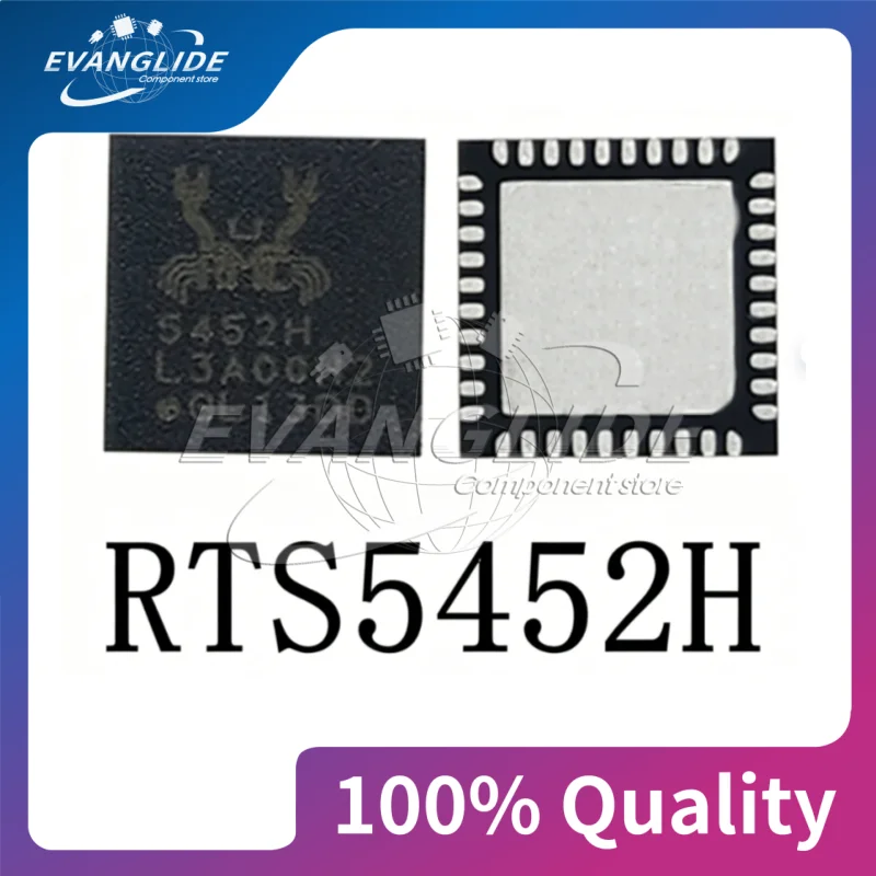 1 PCS RTS5452H RTS5452E RTS5452H-GR MARKED 5452H WITH Program NB2500/2502 QFN40 CHIP