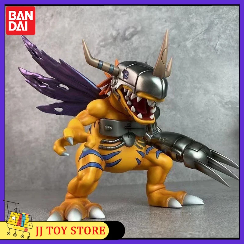 

18cm Anime Digimon Adventure Metal Greymon Action Figure Pvc Model Statue Desktop Decoration Collection Toy Kid Halloween Gift