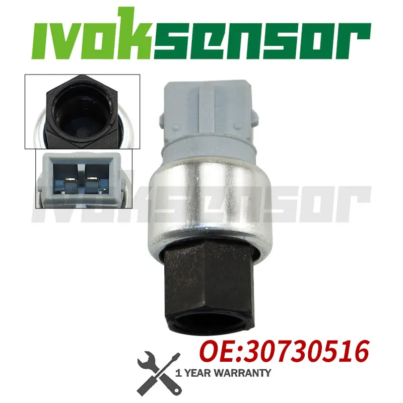 31332642 30730516 Nuevo Sensor de Presión de Aire Acondicionado Compatible con Volvo C30 C70 S40 V50 2.4 2.5 2005-2013