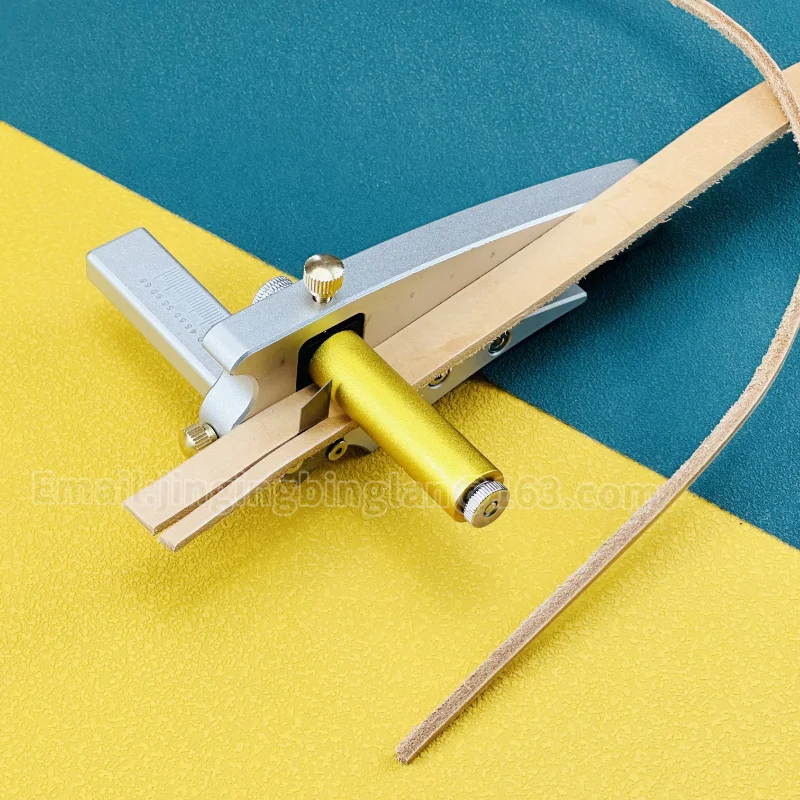 

Регулируемый резак для кожаных полосок, ручной резак 6,5 см, максимальная ширина, толщина 6 мм, инструменты для рукоделия из кожи, ремень/ремень «сделай сам»