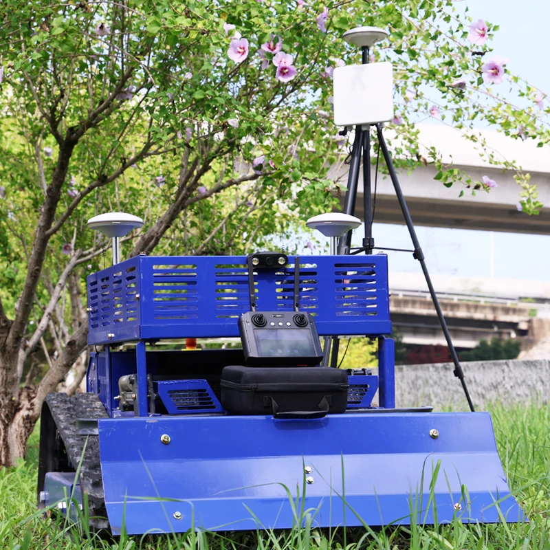 Customized Ex-factory Price Intelligent Linked Lawn mower  with gps Linked Remote Lawn mowering with gps