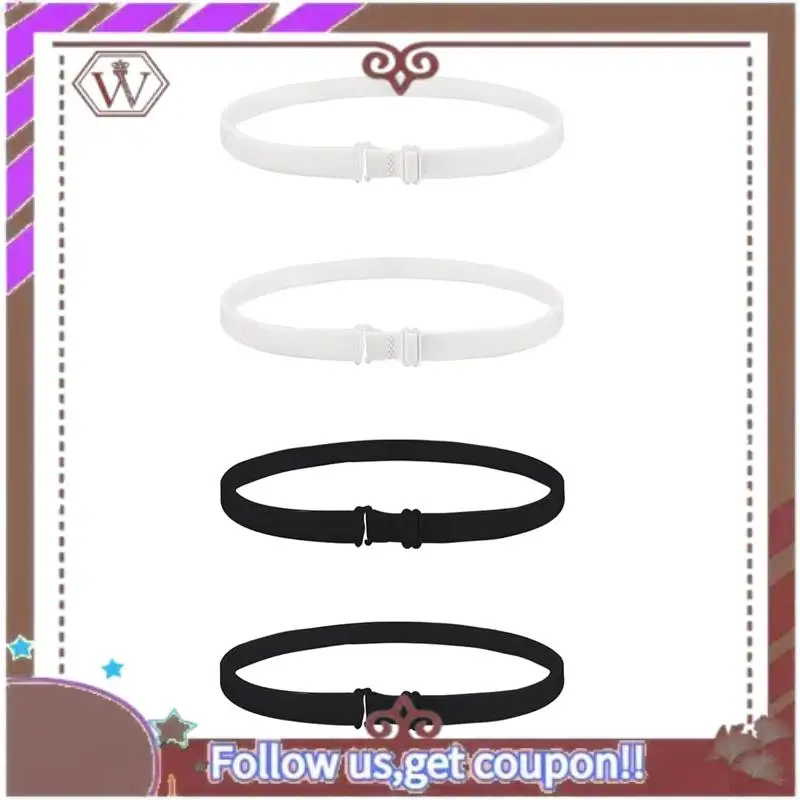 

A95D-4 PCS Crop Adjustable Band Kit Crop Tool For Shirt, Crop Band Set For Tucking Shirts, Elastic Belts For Women Tops, Shirt B