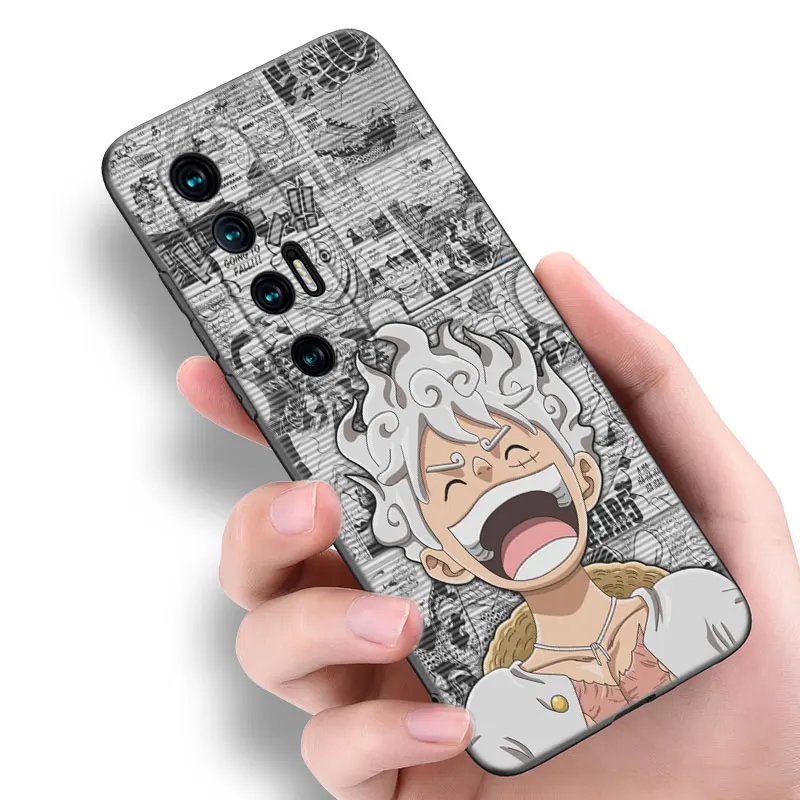 Coque de téléphone Luffy Gear 5, coque en silicone noir, Xiaomi Mi 8 9 SE 10 10T 11 12 13 Lite 9T 11T 12S 12T 13T Pro 11i 12X