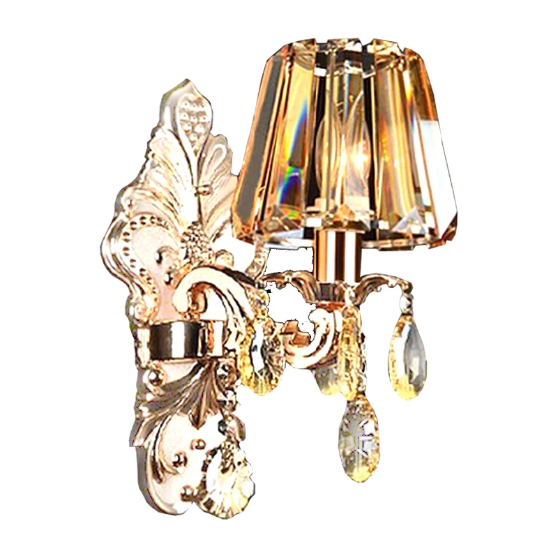 2022 neue Stil Moderne Hohe Qualität Kristall Glas Rohr Lampe Schatten LED Innen Wand Lampe Für Home Dekoration