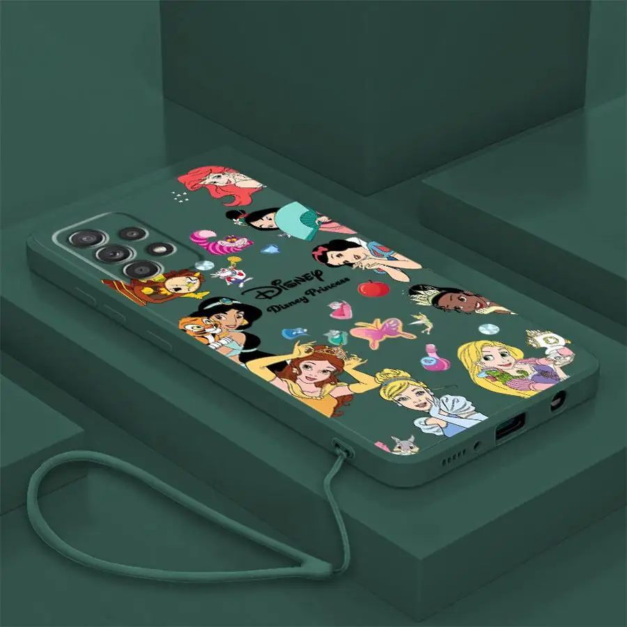 ديزني الأميرة لينة غطاء الهاتف حقيبة لهاتف سامسونج غالاكسي A30s A53 A50 A56 A05 A03 A02s A04 A06 A20s A71 A73 #4