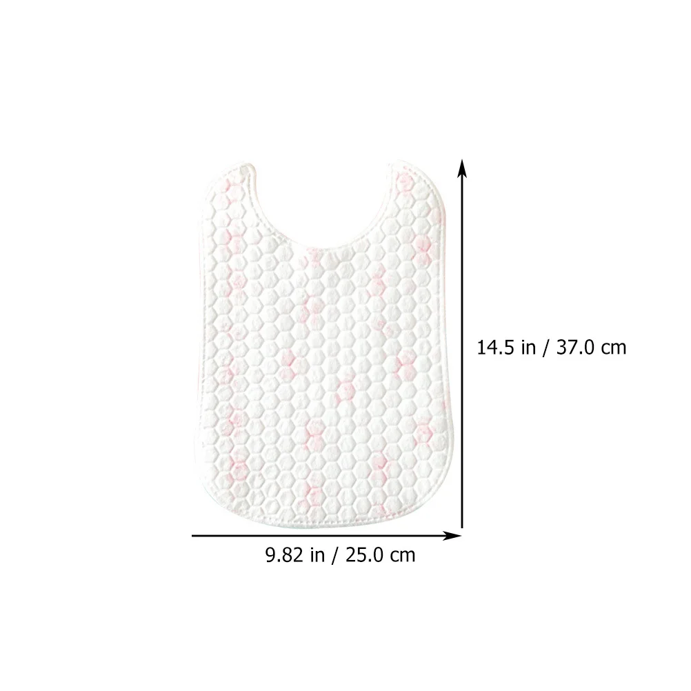 

32Pcs Waterproof Baby Bibs Disposable Feeding Bibs Portable No Wash Antidrip Kids Infant Dining Protection White