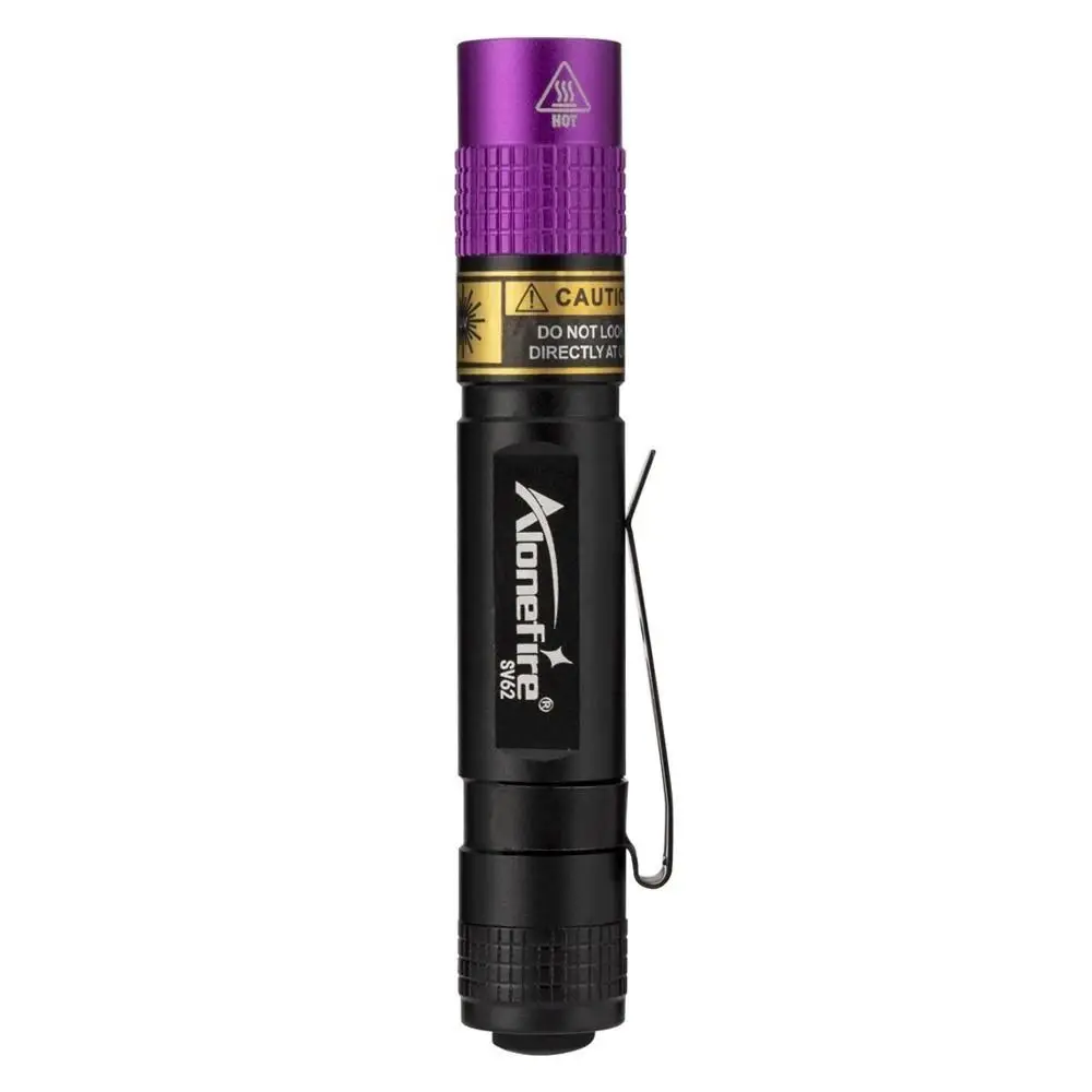 Portable Mini UV Flashlight Waterproof Practical Ultraviolet Light Torch Durable Aluminum Alloy UV Inspection Lamp