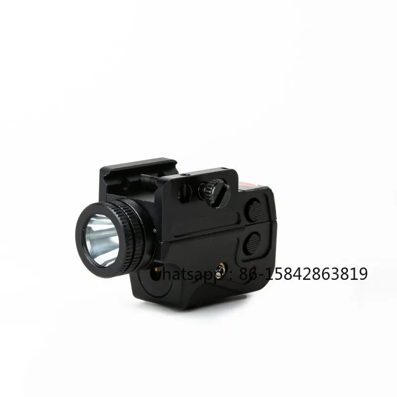 Rechargeable Flashlight LED Lower Hanging Flashlight Field Training Guide Rail Type Strong Light Laser