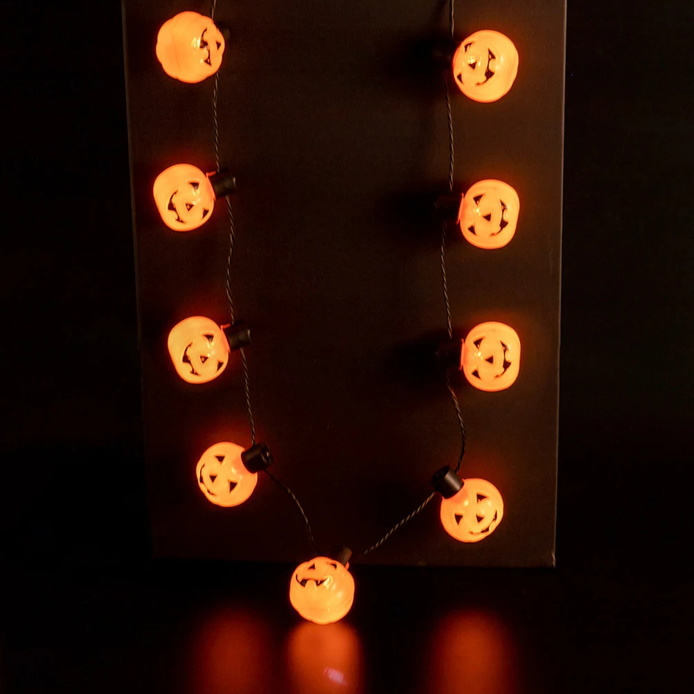 

2Pcs Adorable Halloween Pumpkin Light String Decorative LED for Party Home Festival Porch Garden Decoration Glow