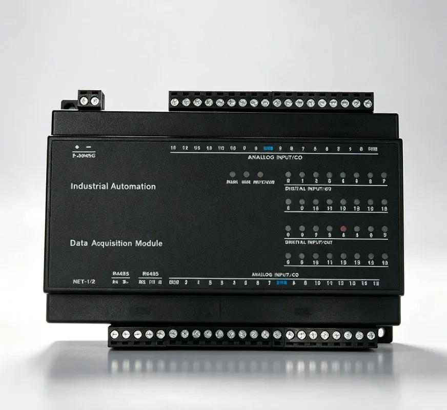 TCP-517F-32-IO 16DI 16DO NPN Modbus TCP/RTU Ethernet I/O Module, RS232/485, 5-30V