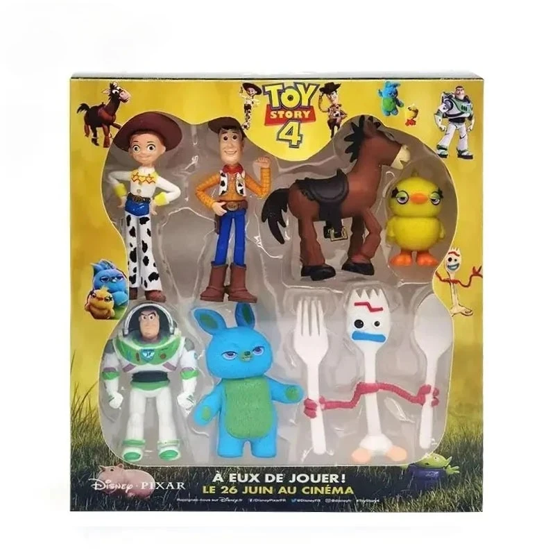 Toy Story 5 Actiefiguren Speelgoed Woody Buzz Lightyear Jessie Lilypad Poppen Taarttoppers Desktop Ornamenten Verjaardag Kerstcadeau