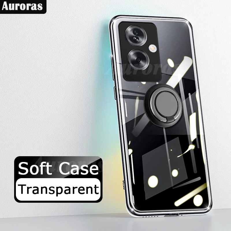 Auroras For OnePlus Nord N30 SE 5G Case Adsorbable Ring Clear Silicone Shockproof Shell For Oneplus Nord N30 N20 SE Back Cover