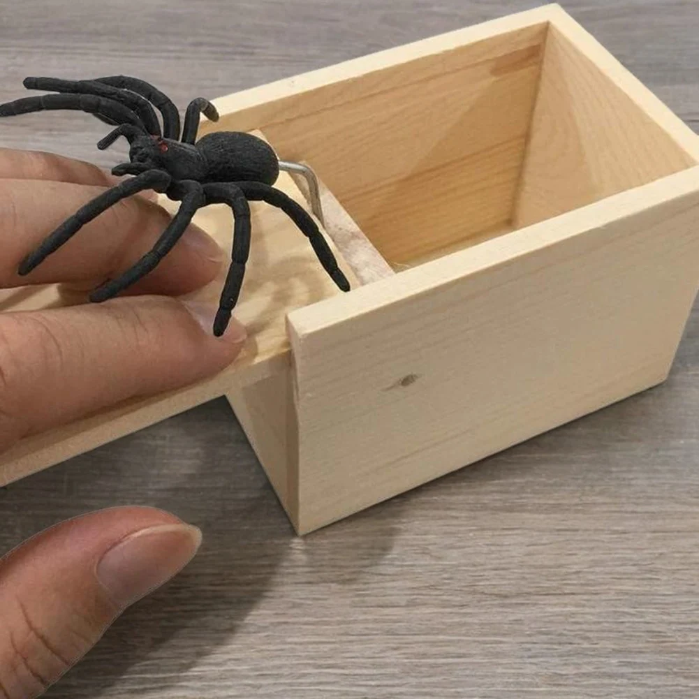 Rubber Spiders Prank Box Funny Interative Gag Present Funny Gag Present