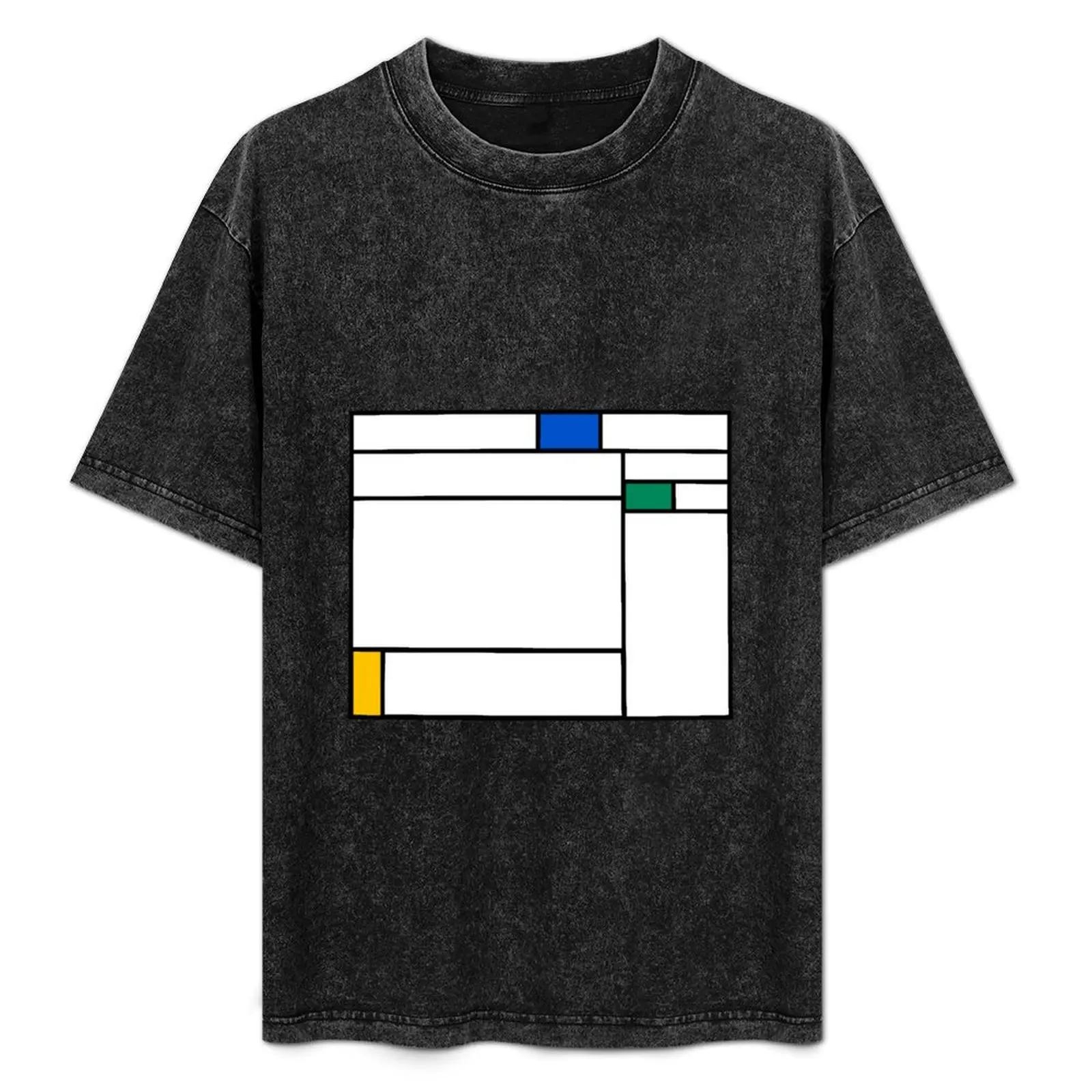 Issue Extraction: Mondrian T-Shirt rapper graphic tees blue archive plus sizes mens big and tall t shirts