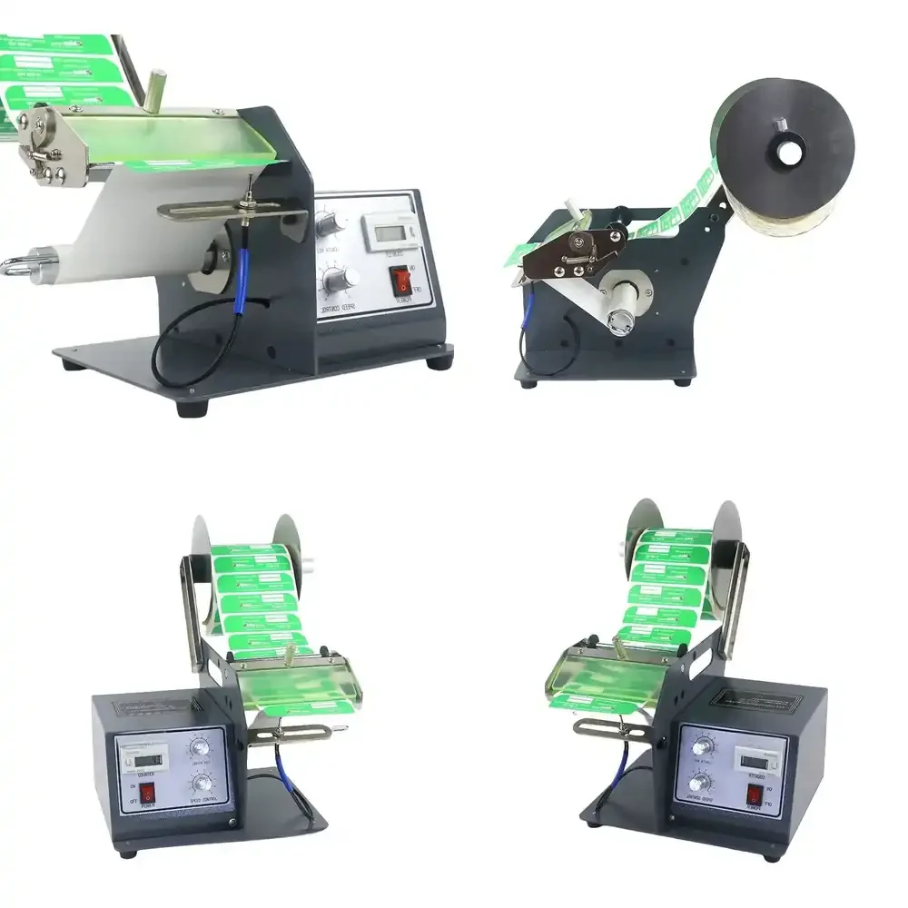 

Electronic Label Dispenser 4-120mm Width Transparent Recognition Efficient Labeling Machine