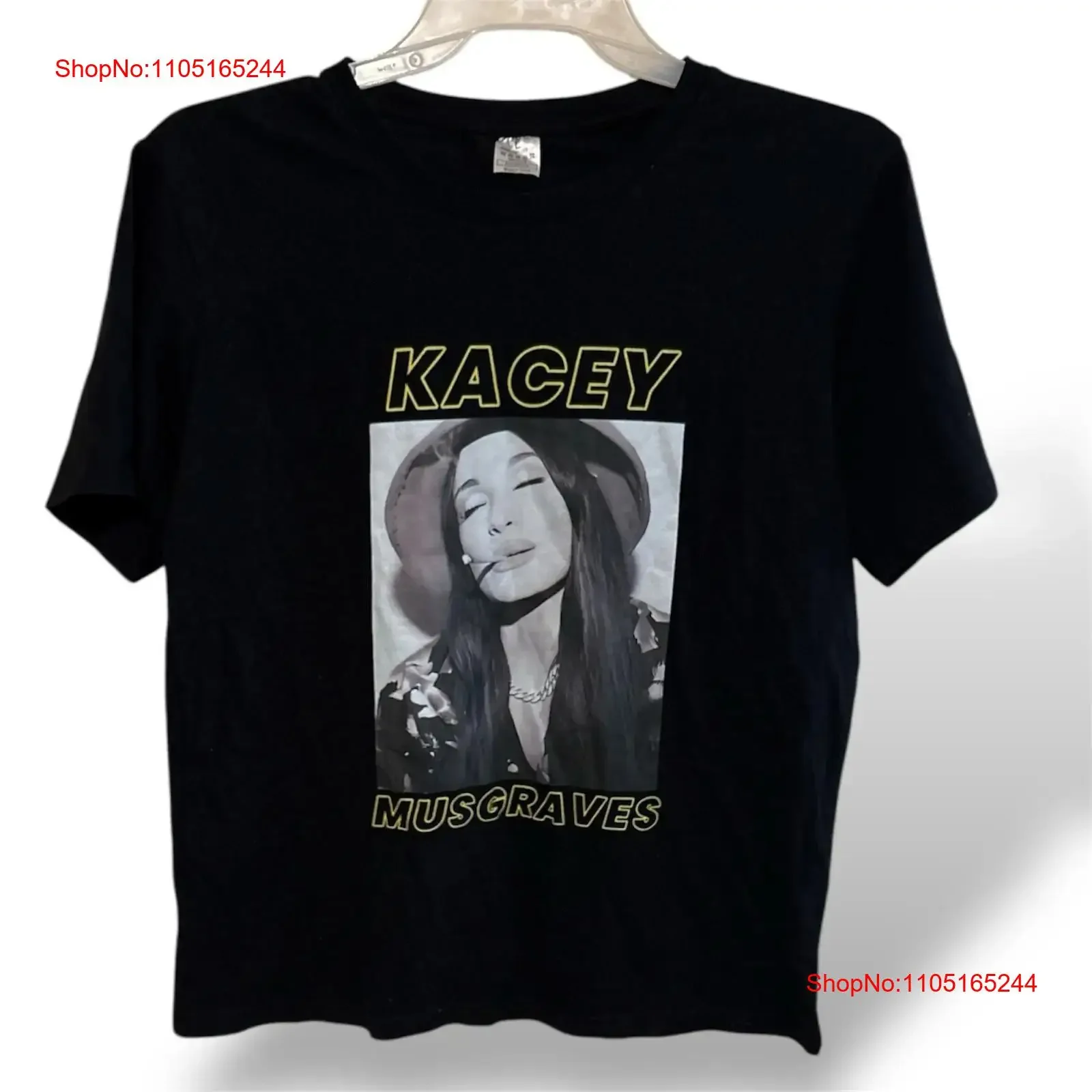 

Kacey Musgraves T Shirt Size Large Black Country Music vintage Washed Unisex Top For Everyday Wear Stylish Soft Casual