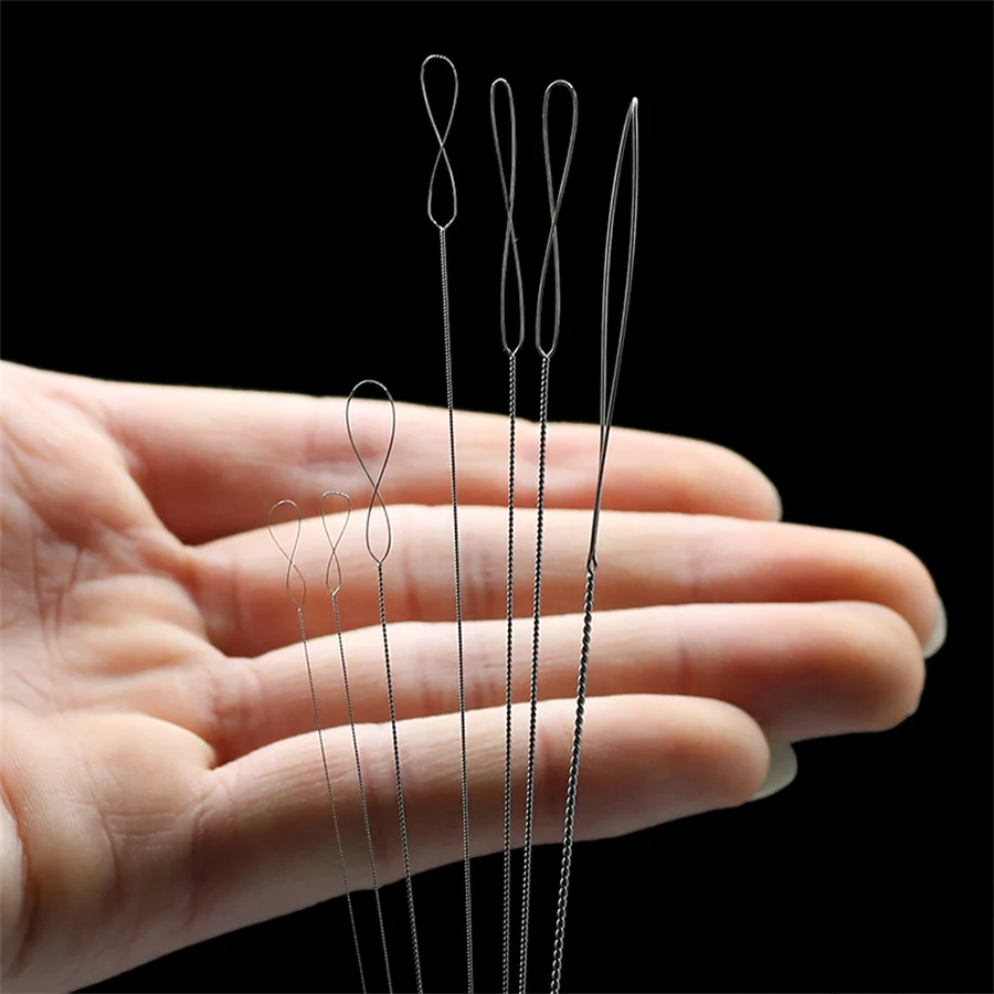 5pcs Tube Multi Size Twist Needles Beading Needle Kit Jewelry Making Materials For Bracelet Necklace Earrings DIY Accessories