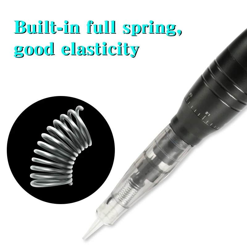 50 قطعة ماكياج للاستعمال مرة واحدة Microblading إبر الحاجب الشفاه الوشم خرطوشة الإبر تجميل دائم ملحق لآلة الوشم