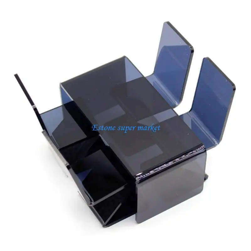 

090B Миниатюрный офисный стол и набор стульев 1/12 кукольных домиков, акриловый набор стульев для кукольных домиков, офиса и