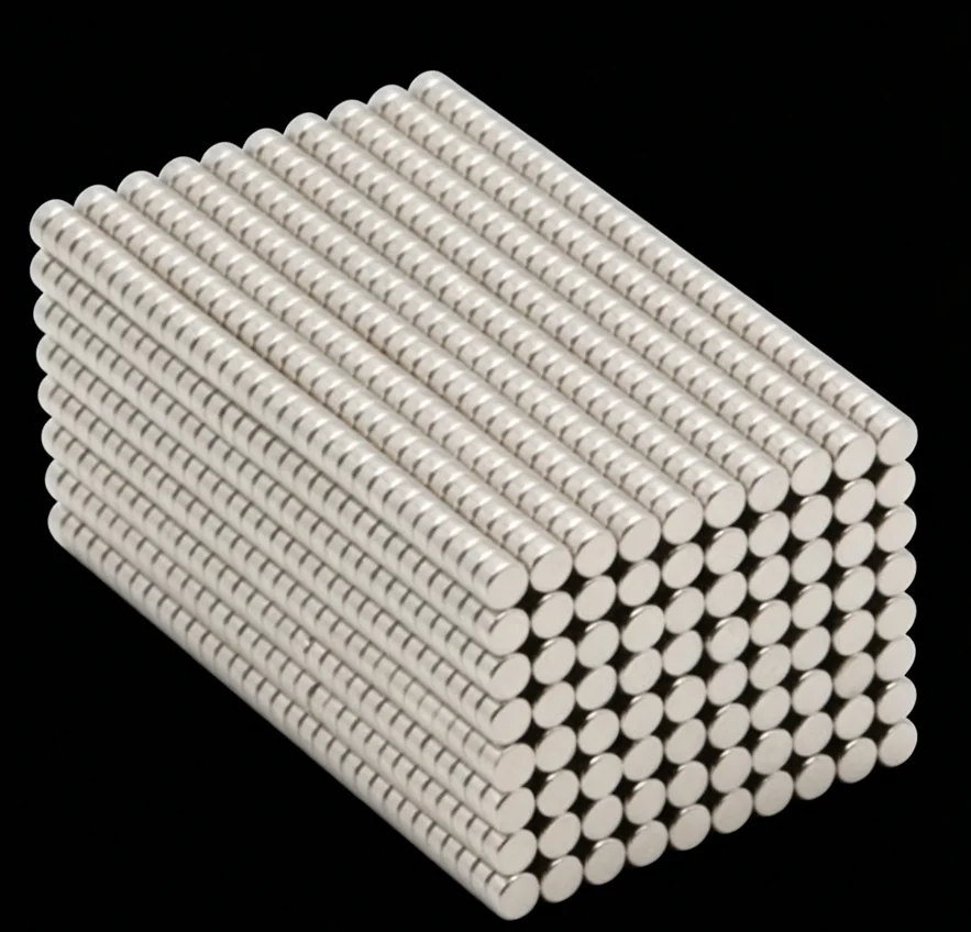 Powerful Neodymium Magnet N35 NdFeB Round Super Strong Permanent Fridge Magnets DIY 2x1 2x2 2x3 Mm for DIY Projects
