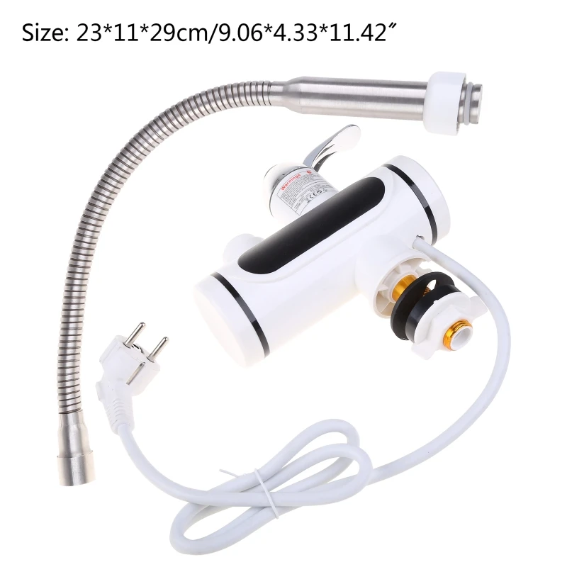 Безрезервуарный Электрический нагреватель горячей воды, смеситель для кухни, кран для мытья, быстрый нагрев