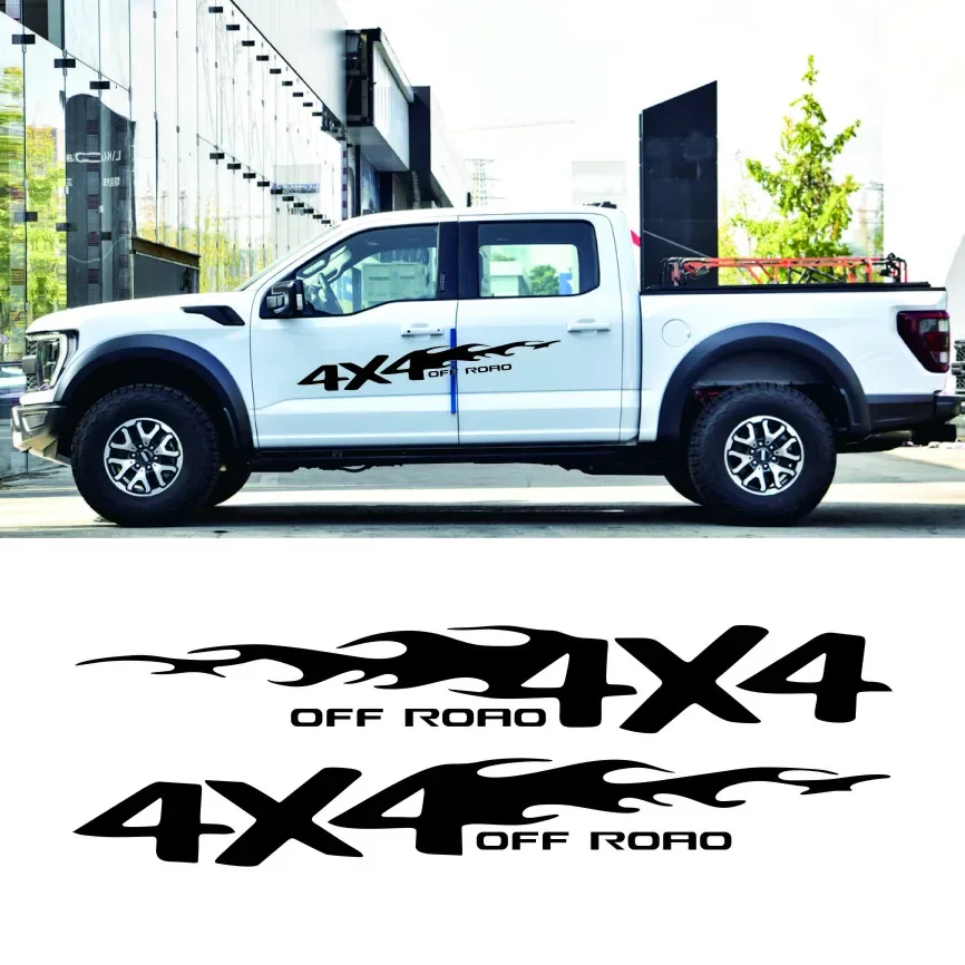 

Car 4X4 Off Road Sticker Pickup Graphics Decor Decal For Ford Ranger F150 Nissan Navara Mitsubishi L200 Triton Dodge RAM 1500