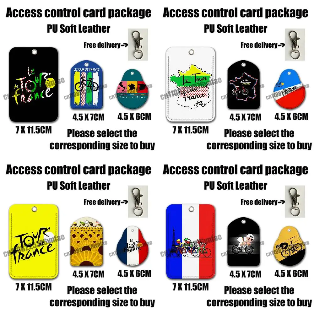Support de carte AirTag pour vélo de la Tour de France, avec clips d'identification et porte-clés pour clés de voiture électrique