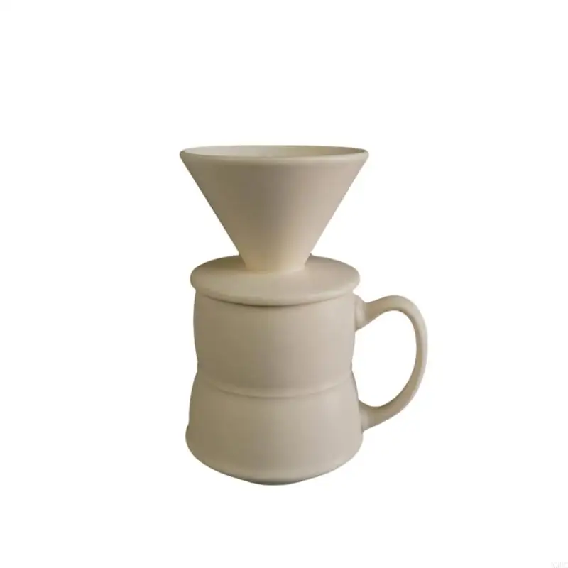 Handcrafted Ceramic V 60 Pouring Over Coffee Brewer 460ml Fashion Coffee Maker For Brewing Home Brewing Experience X3UC