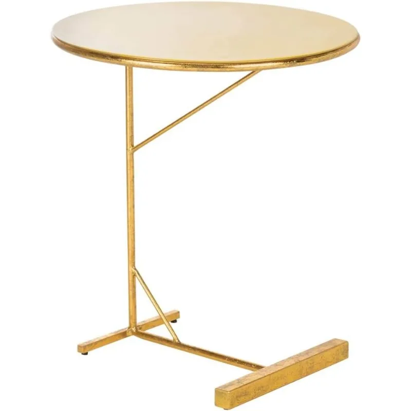 

Home Collection Sionne Yellow and Gold Round C Accent Table