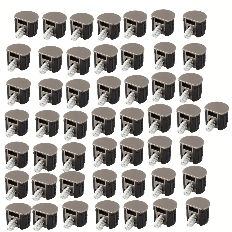 20 juegos, conectores ocultos para muebles de paleta de tablero 3 en 1 de liberación rápida móviles, accesorios de Hardware para estanterías de armario, soporte para estante