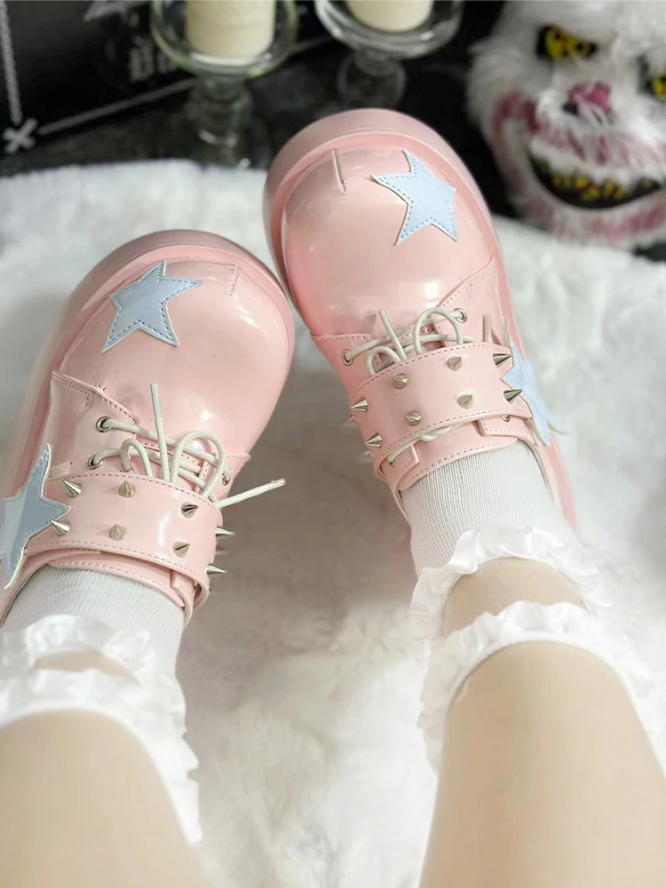 

Sweet Lolita Tea Party Leather Shoes Female Cute Japanese Soft Girl Jk Uniform Single Shoes Student Campus Shoes