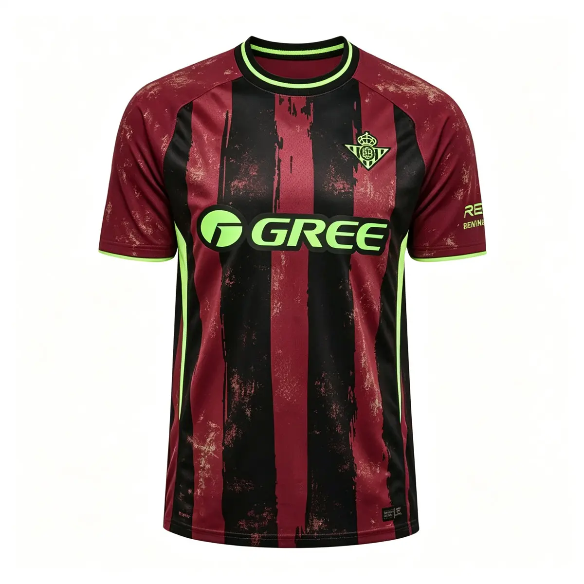 Men Print Soccer Jersey, Blue Black Stripe Short Sleeve Football T‑Shirt, Quick Dry Breathable Sports Fan Training Uniform Tops