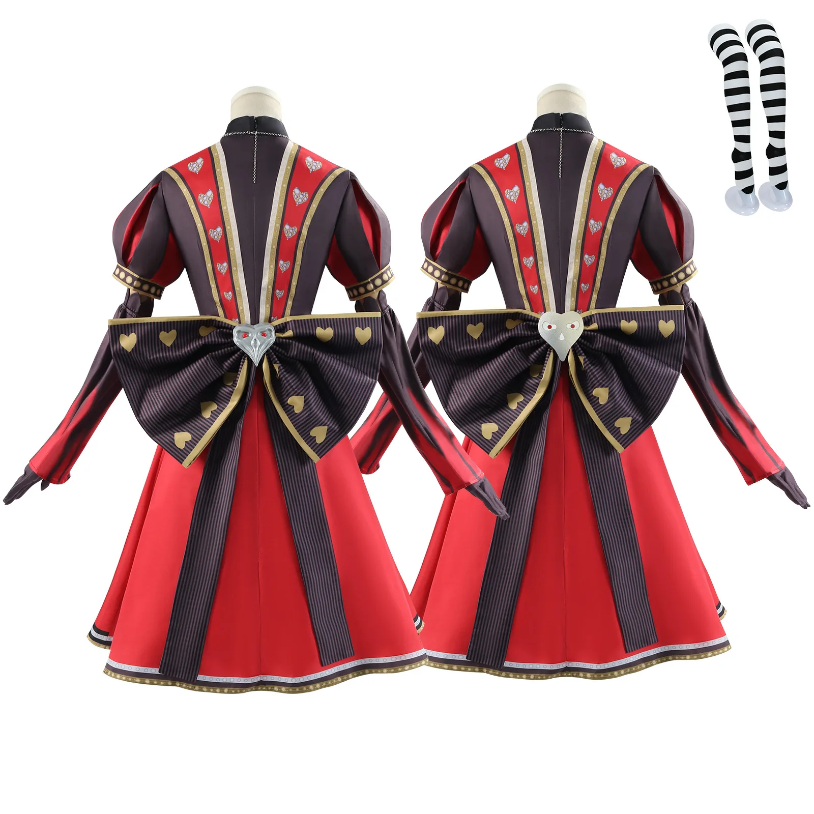 Alice folie dos Costumes personnage Alice Alice femme de chambre cour Costume Cosplay Halloween Costumes horreur spectacle Costume femme adulte