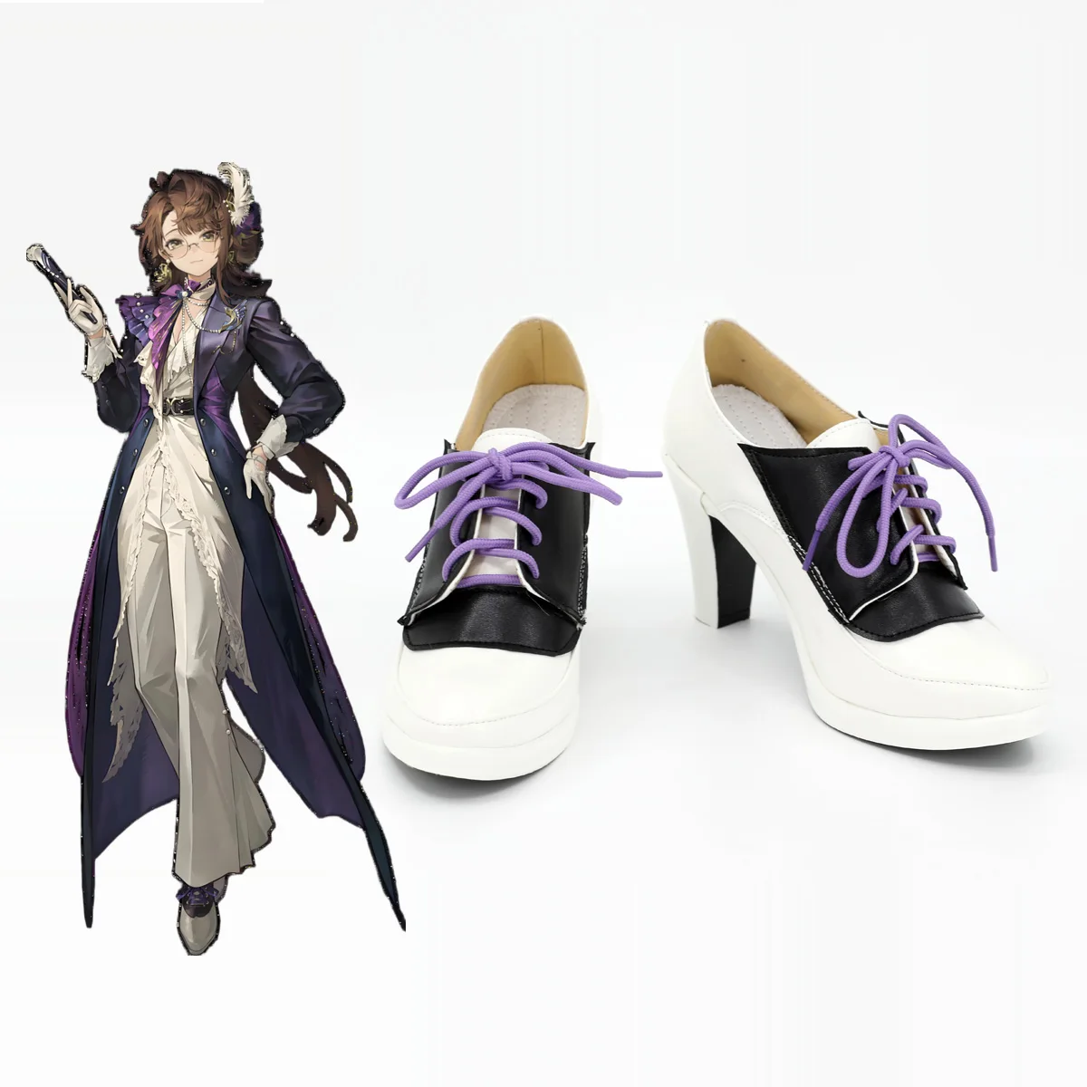 逆：1999 カカニア コスプレ靴 ハイヒールブーツ カスタムメイド