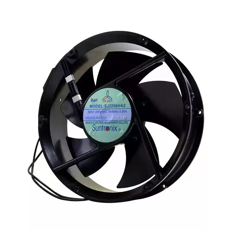 Original For SJ2206HA2 AC  17251 172mm Oval Metal Aluminum Frame AC Axial Cooling Fan for Server Cabinet
