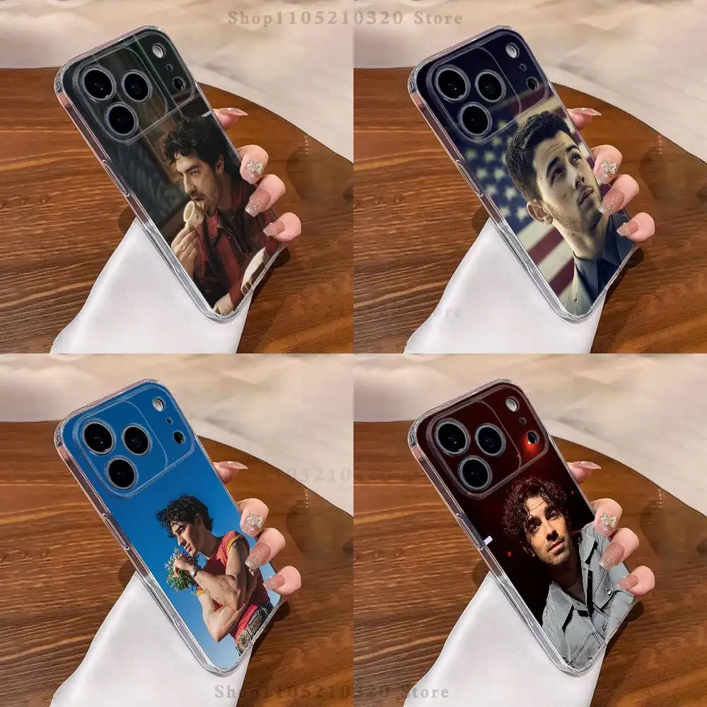 

Singer J-Joe J-Jonas Phone Case iPhone17 16 15 14 13 12 11 Pro Max Plus Mini Clear Full Back Cover Silicone Soft Shell