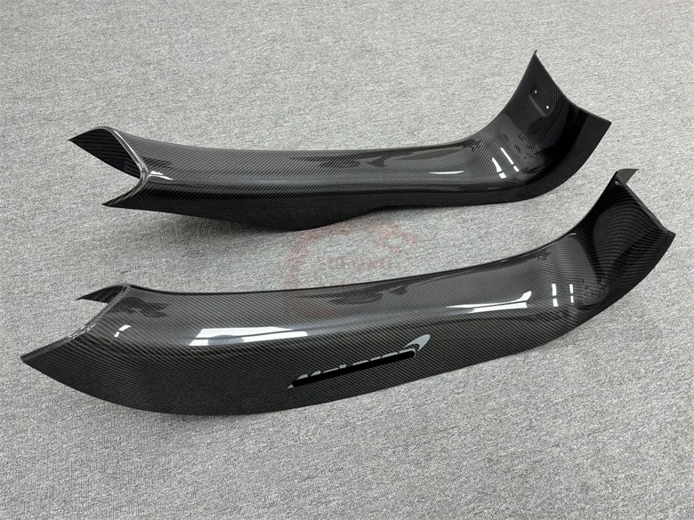 For McLaren 720s Dry Carbon Fiber Side Door Welcome pedal Plate Guards Dry Carbon welcome pedal DOOR SILLS