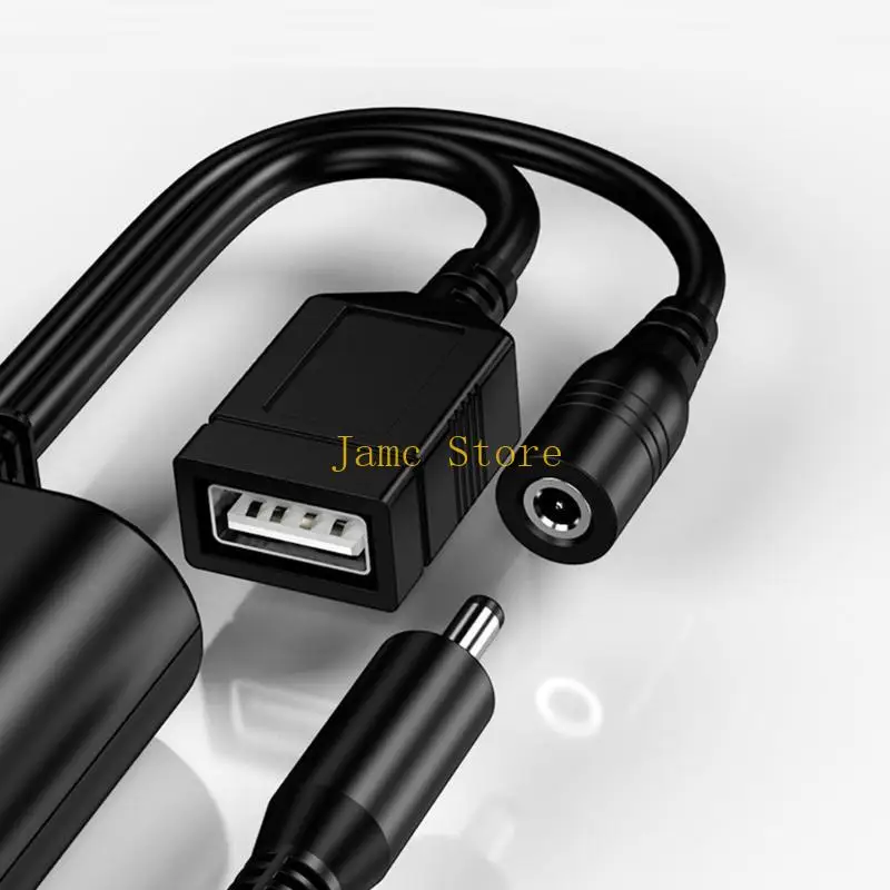 LX0B USB Extender RJ45 with Power Supply Active USB Extension Cord to Ethernet Cat5e