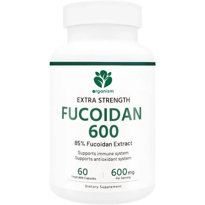 

Fucoidan 600 мг 60 капсул — поддерживает иммунитет и антиоксидантное здоровье.