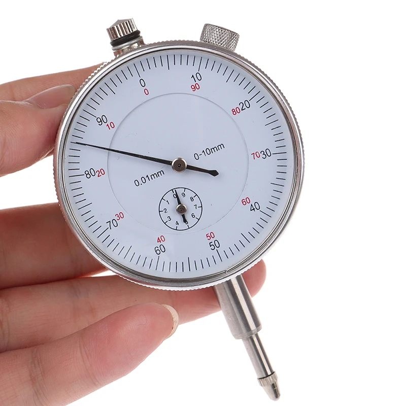 1PC Precise and Professional Made Stable Performance 0.01mm Accuracy Measurement Instrument Gauge Precision Tool Dial Indicator