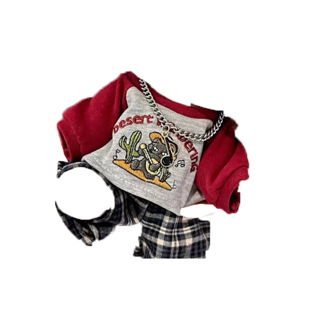 

Комбинезон 20 см, хлопковая кукольная одежда, чехол на голову, плюшевая кукла, зимний наряд, платье, милый комплект одежды для куклы, аксессуары для кукол