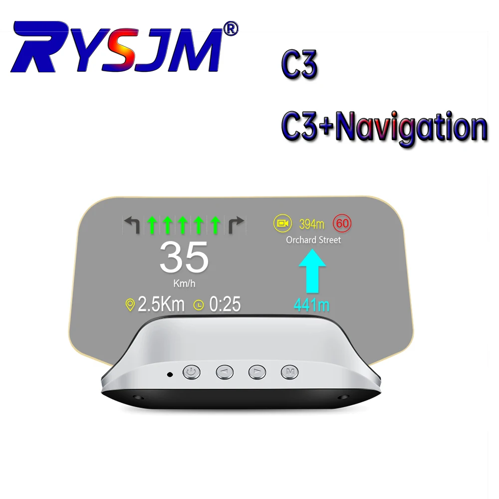 

Умный проекционный дисплей Smart Gauge C3/C3 с навигацией, ЖК-экраном, зеркалом, автомобильный HUD, OBD2, GPS, автоэлектроника, мульти-сигнализация, цифровой прибор для автомобиля