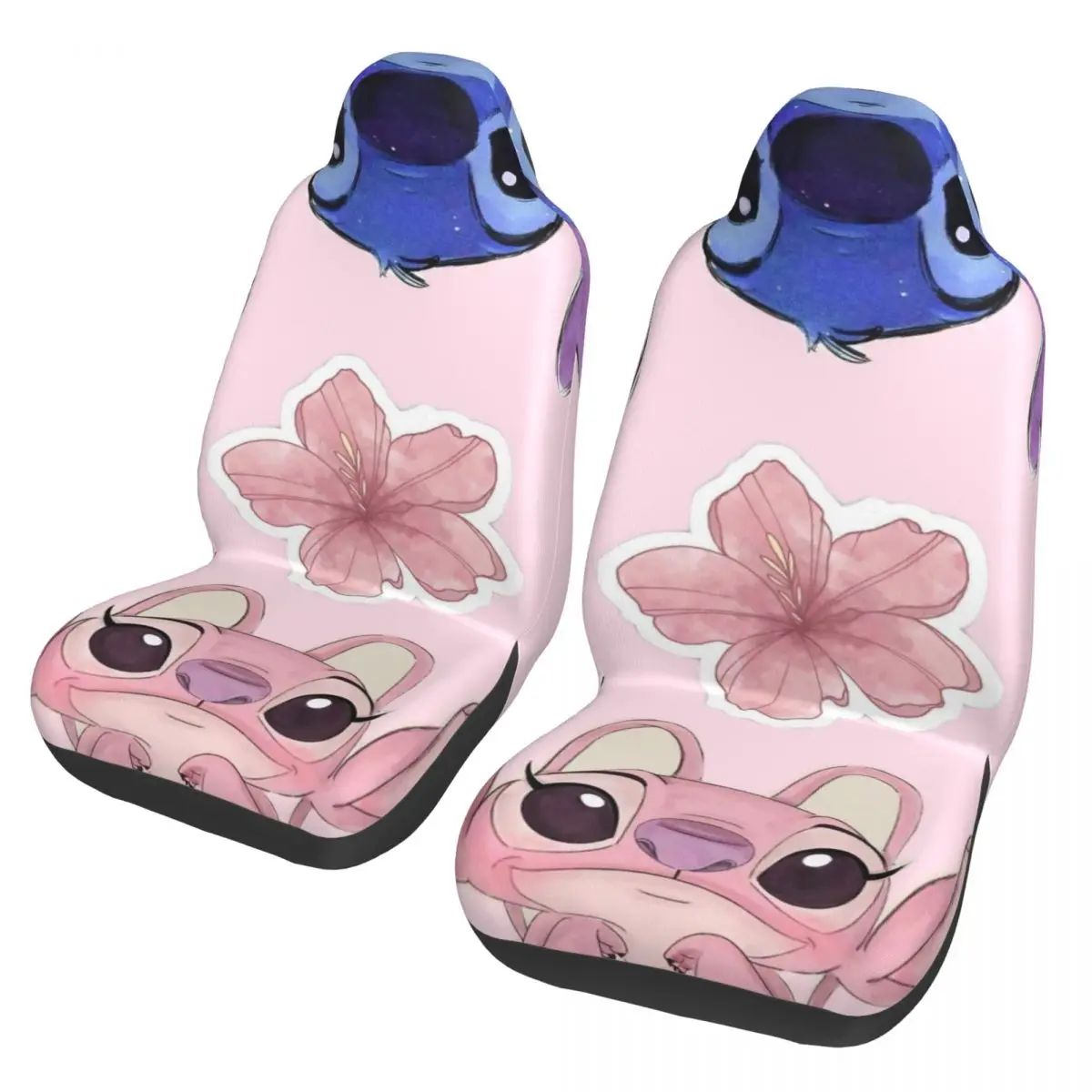 

Cartoon Lilo And Stitch Universal Car Seat Cover Protector Interior Accessories For SUV Car Seat Covers Car Accessories